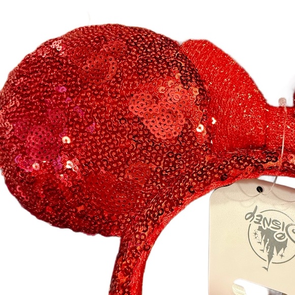 Authentic Disney Red Sequin Minnie Ears Headband - NWT main image 4